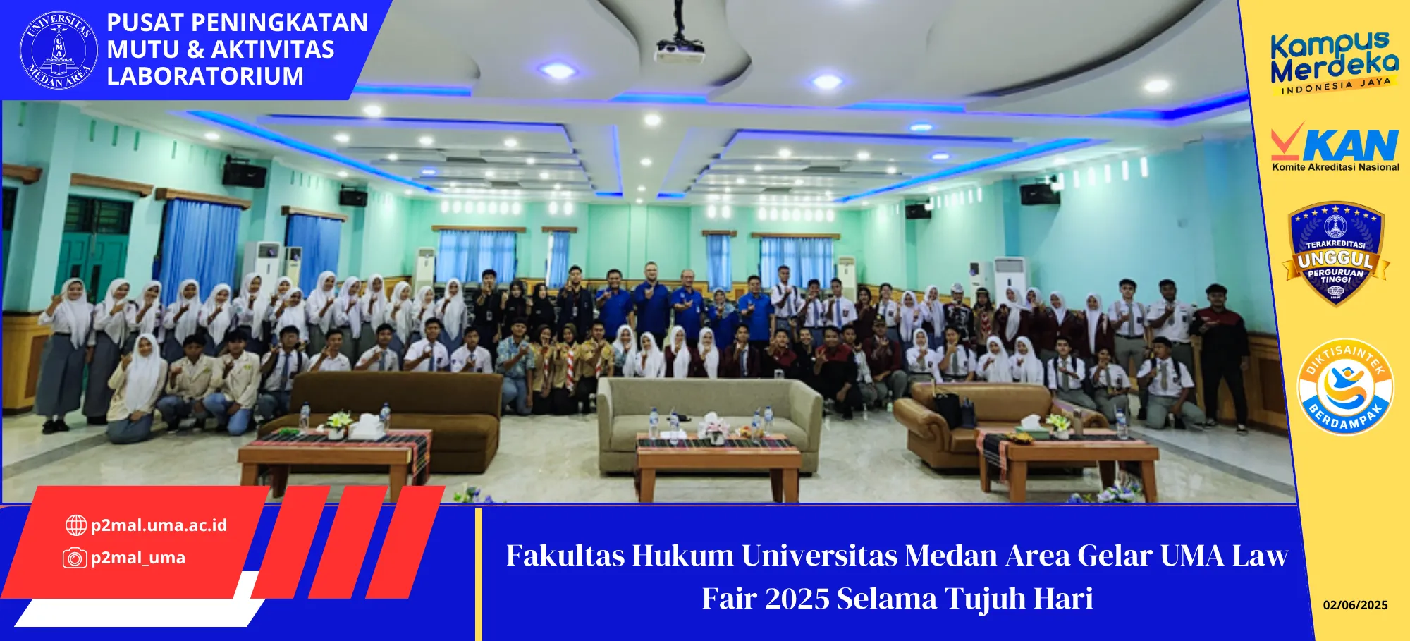 Fakultas Hukum Universitas Medan Area Gelar UMA Law Fair 2025 Selama Tujuh Hari