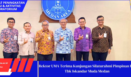 Rektor UMA Terima Kunjungan Silaturahmi Pimpinan BSI Tbk Iskandar Muda Medan